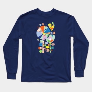 Flower Collage 02 Long Sleeve T-Shirt